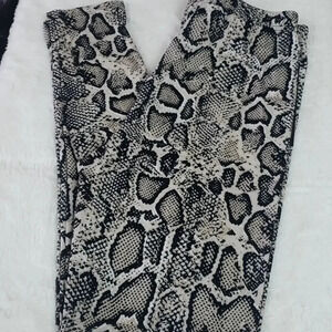 Leggings Snakeskin Look 